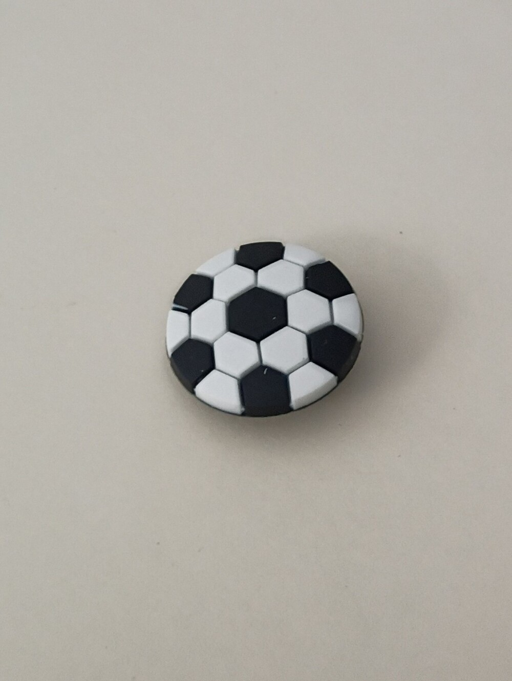 10 for $10 Jibbitz Croc Charm - Soccer Ball  Football Sports Black & White 2